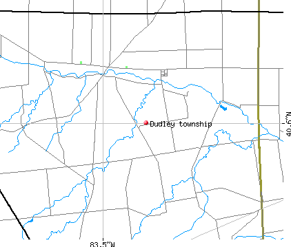 Dudley township, OH map