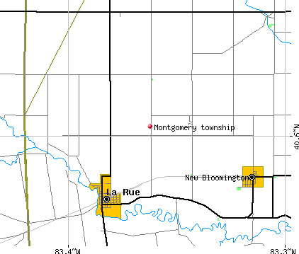 Montgomery township, OH map