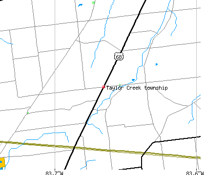 Taylor Creek township, OH map