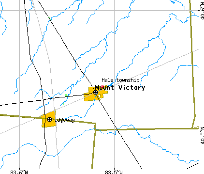 Hale township, OH map