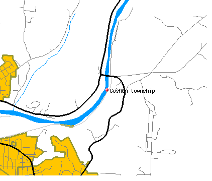 Goshen township, OH map