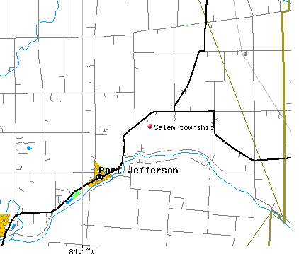 Salem township, OH map