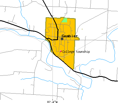 College township, OH map
