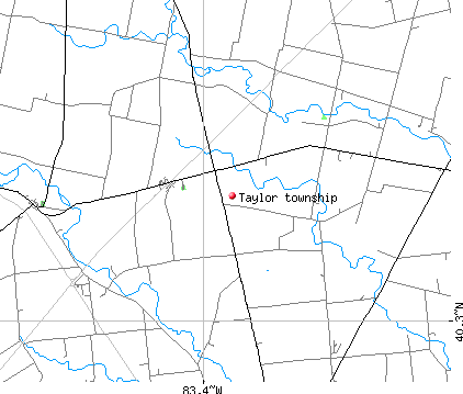 Taylor township, OH map