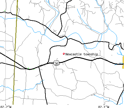 Newcastle township, OH map