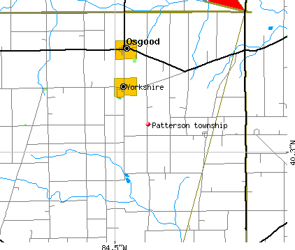 Patterson township, OH map