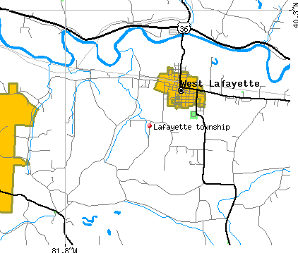 Lafayette township, OH map