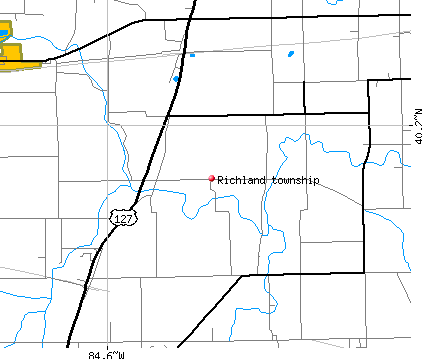 Richland township, OH map