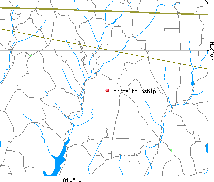 Monroe township, OH map