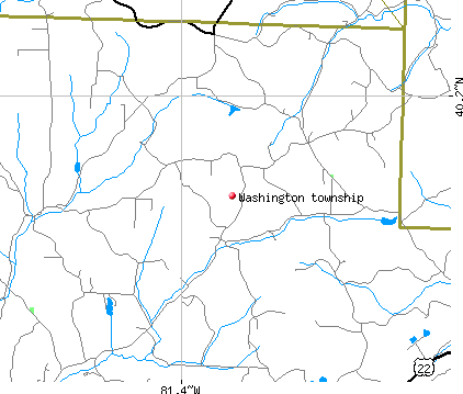 Washington township, OH map