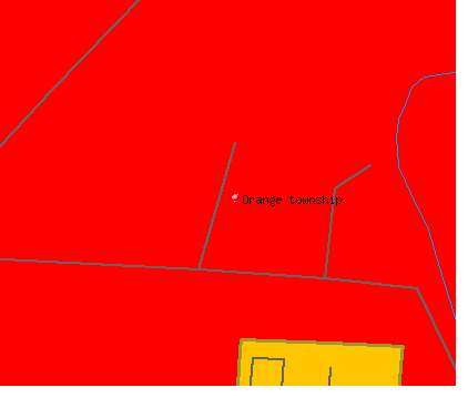 Orange township, OH map