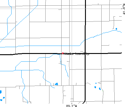 Viola township, IL map