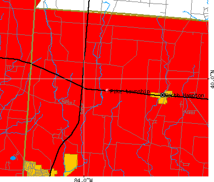 Pike township, OH map