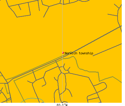 Norwich township, OH map