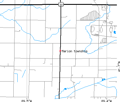 Marion township, IL map