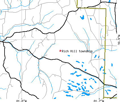 Rich Hill township, OH map