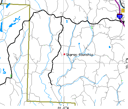 Sharon township, OH map