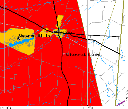 Silvercreek township, OH map