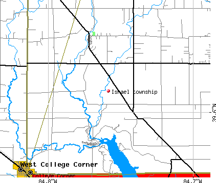 Israel township, OH map