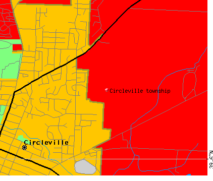Circleville township, OH map