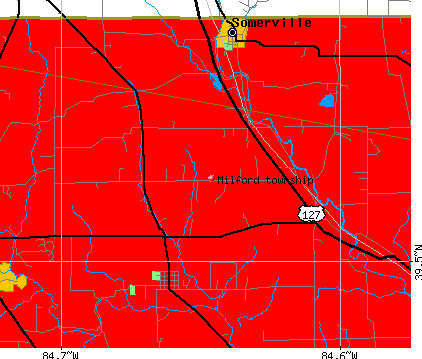Milford township, OH map