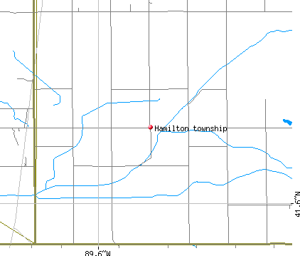 Hamilton township, IL map