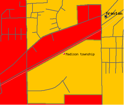 Madison township, OH map