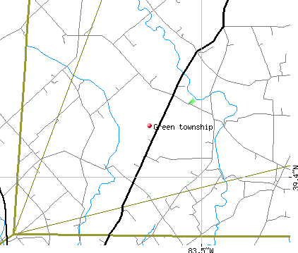 Green township, OH map