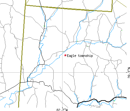 Eagle township, OH map