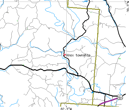 Knox township, OH map