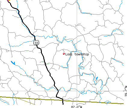 Lodi township, OH map