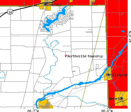 Northville township, IL map