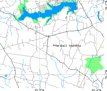 Marshall township, OH map