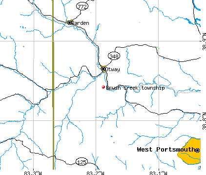 Brush Creek Township Scioto County Ohio OH Detailed Profile   Tnm16452 