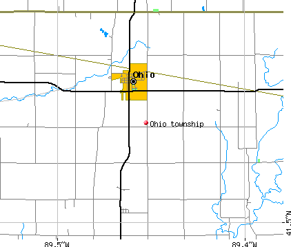 Ohio township, IL map