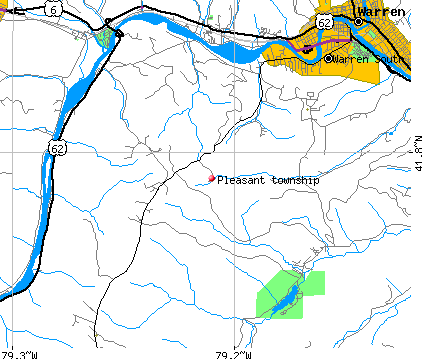 Pleasant township, PA map