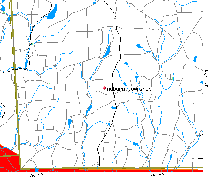 Auburn township, PA map
