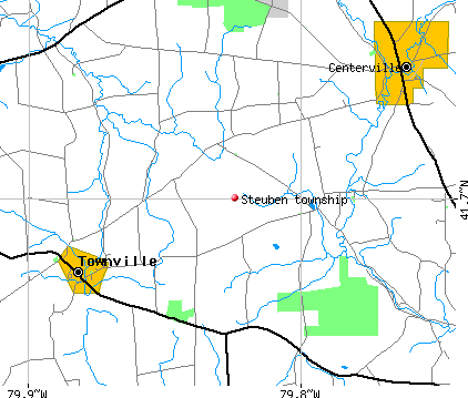 Steuben township, PA map