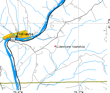 Limestone township, PA map