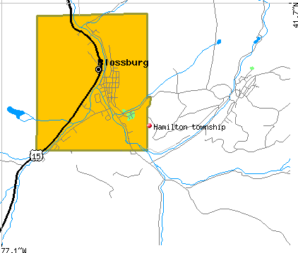 Hamilton township, PA map