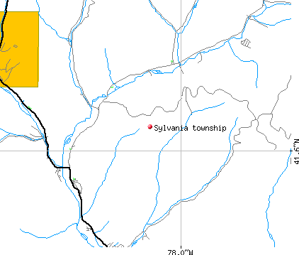 Sylvania township, PA map