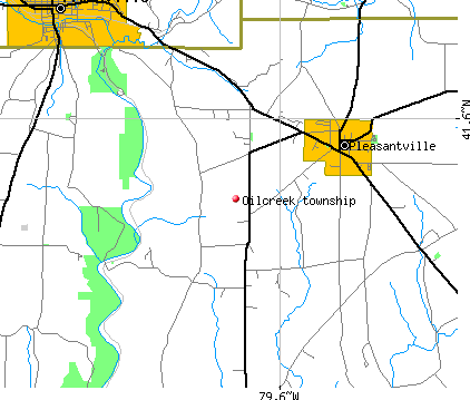 Oilcreek township, PA map