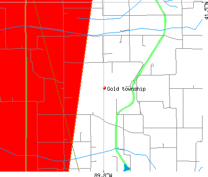 Gold township, IL map