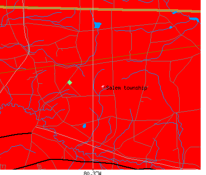 Salem township, PA map