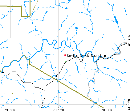 Spring Creek township, PA map
