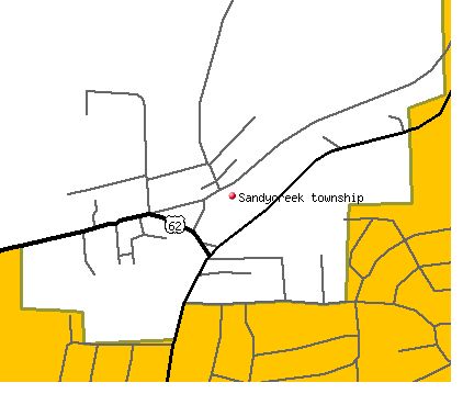 Sandycreek township, PA map