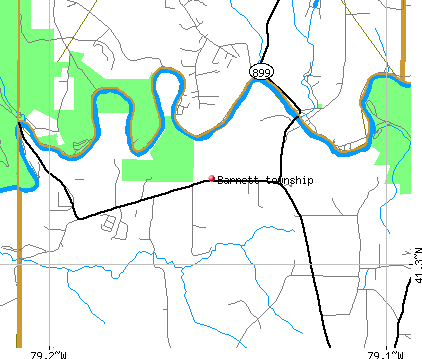 Barnett township, PA map