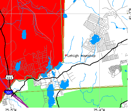 Lehigh township, PA map