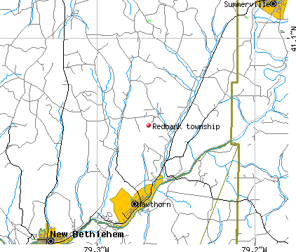 Redbank township, PA map