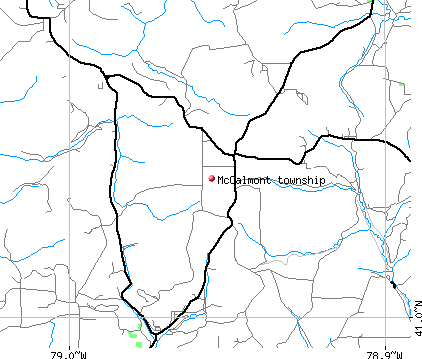 McCalmont township, PA map
